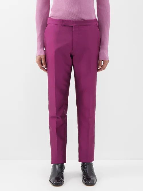 Cooper Twill Trousers - Mens - Pink