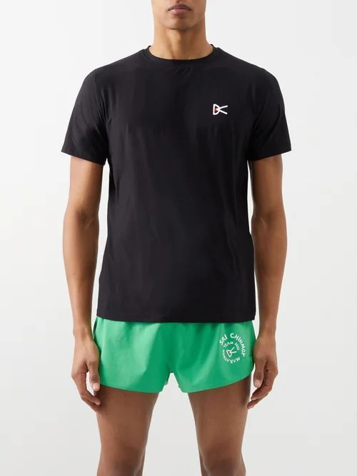 Rupa Technical-jersey T-shirt - Mens - Black