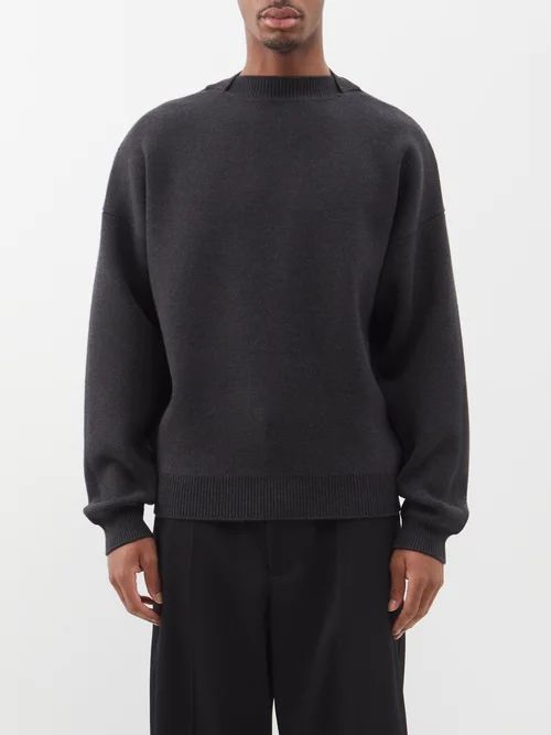 Eternal Wool Sweater - Mens - Black