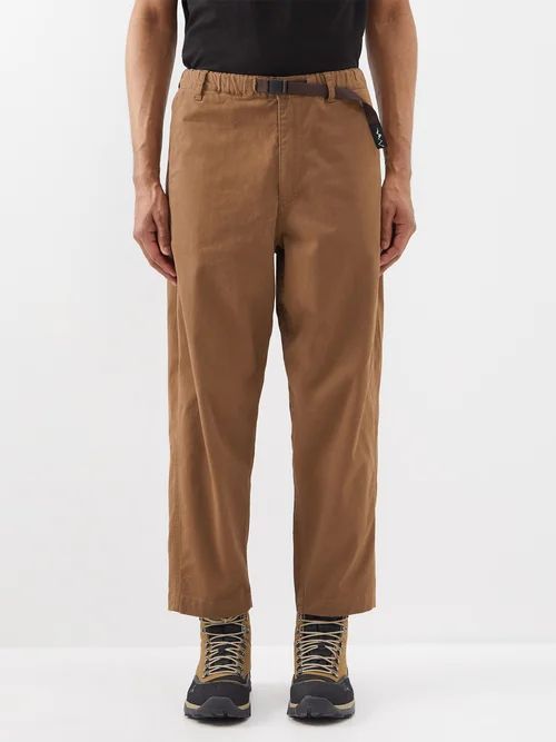 Flex Climber Cotton-blend Trousers - Mens - Brown