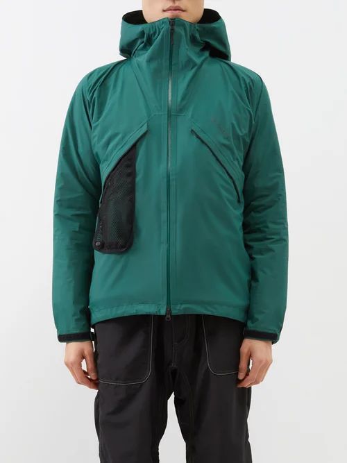 Pertex Shieldair Technical Hooded Jacket - Mens - Green
