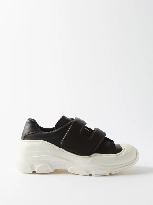 Clinch Leather Trainers - Mens - Black