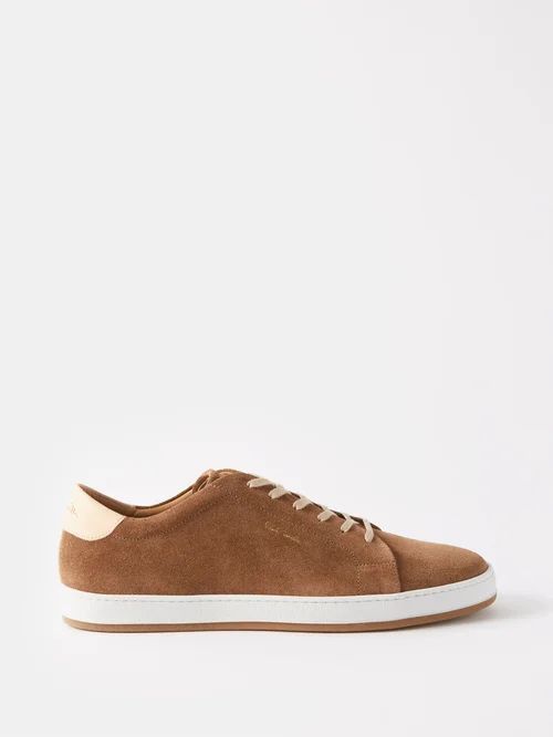 Tyrone Suede Trainers - Mens - Tan