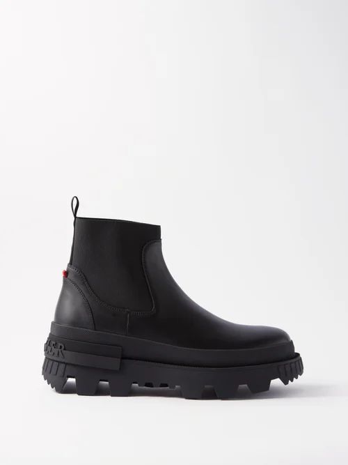 Neue Leather Chelsea Boots - Mens - Black