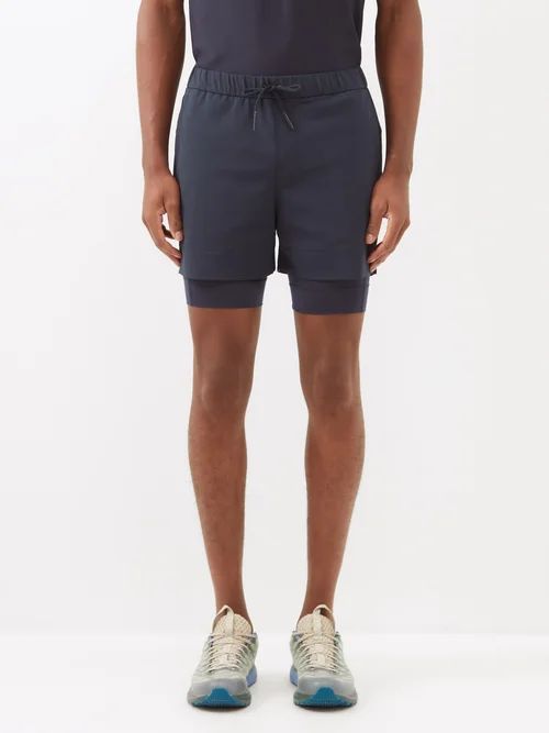 Tennis Compression Shorts - Mens - Navy