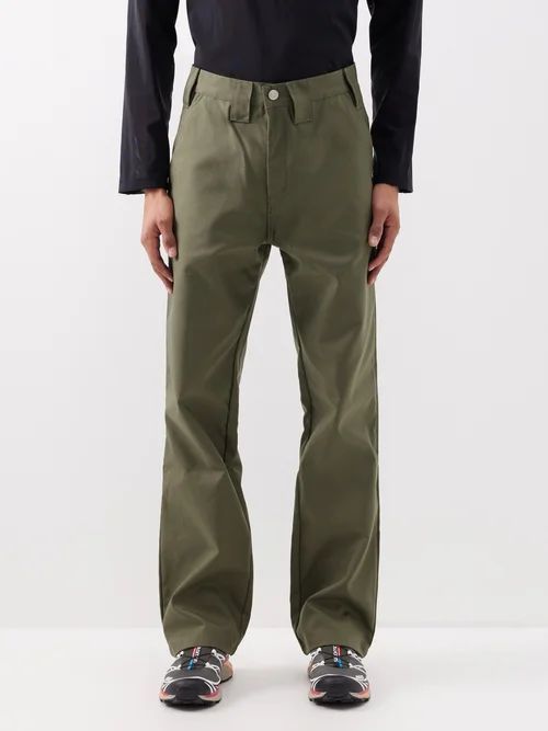 Duty Technical Straight-leg Trousers - Mens - Green