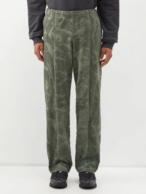 Purge Balance Looped Cotton-jersey Track Pants - Mens - Green