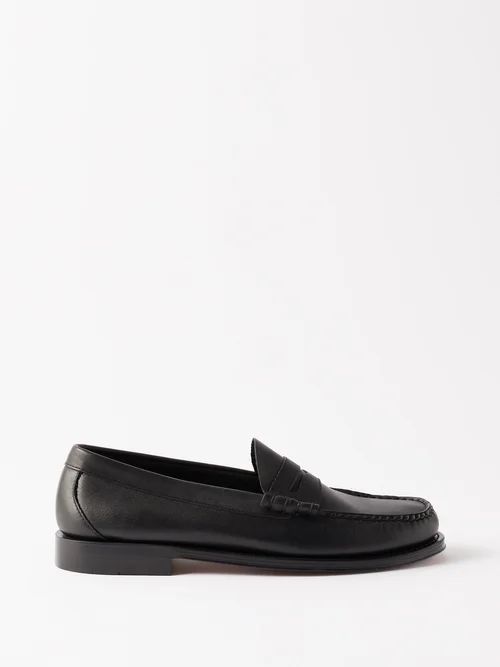 Weejuns Heritage Larson Leather Loafers - Mens - Black