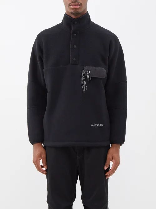 Technical-fleece Sweater - Mens - Black