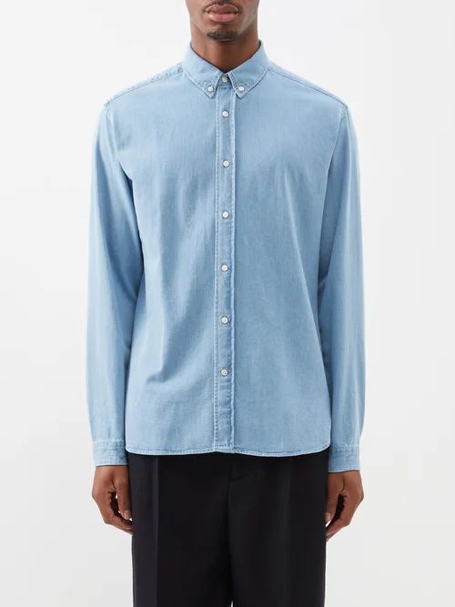 Brook Denim Shirt - Mens - Blue