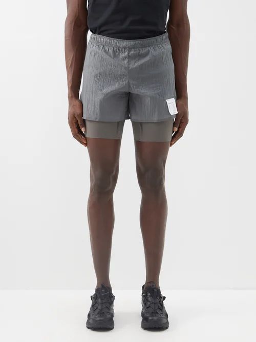 Coffeethermal Running Shorts - Mens - Grey