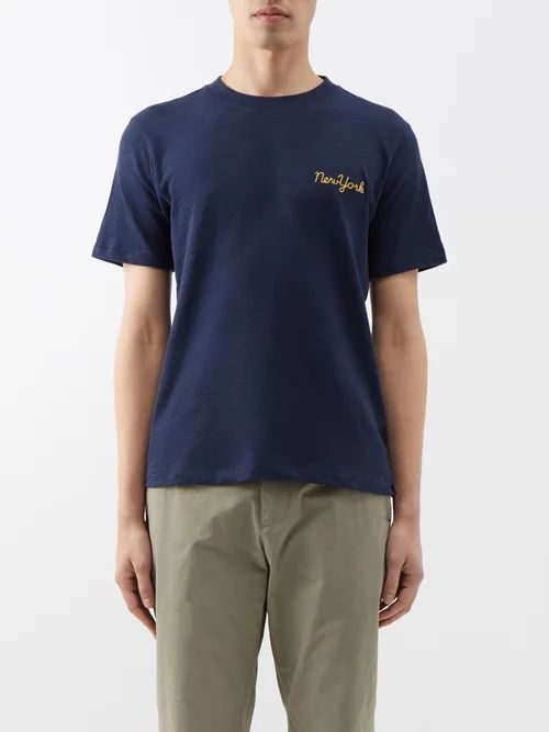 Industries Cotton-jersey T-shirt - Mens - Navy