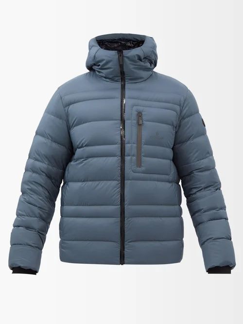 Guesmi Quilted Down Gilet - Mens - Blue