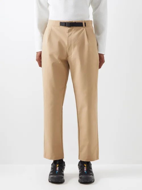 One Truck Stretch-shell Trousers - Mens - Beige