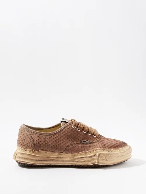 Baker Original Sole Leather Trainers - Mens - Brown