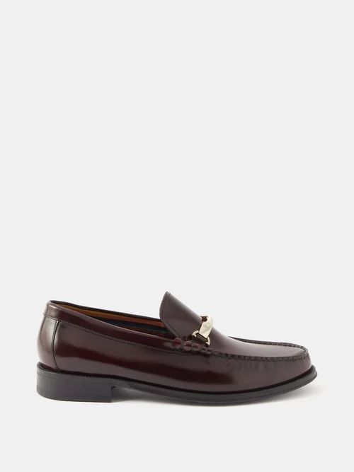 Leather Loafers - Mens - Burgundy