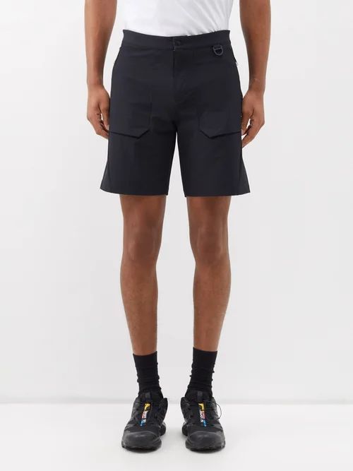 Active Comfort Technical-shell Shorts - Mens - Black