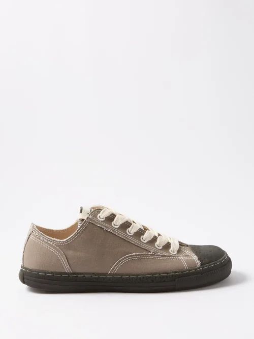 General Scale Canvas Trainers - Mens - Grey