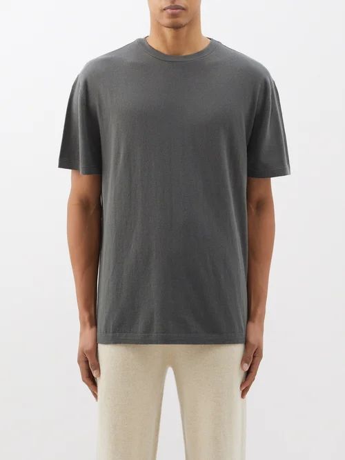 No.269 Rik Cotton-blend T-shirt - Mens - Black