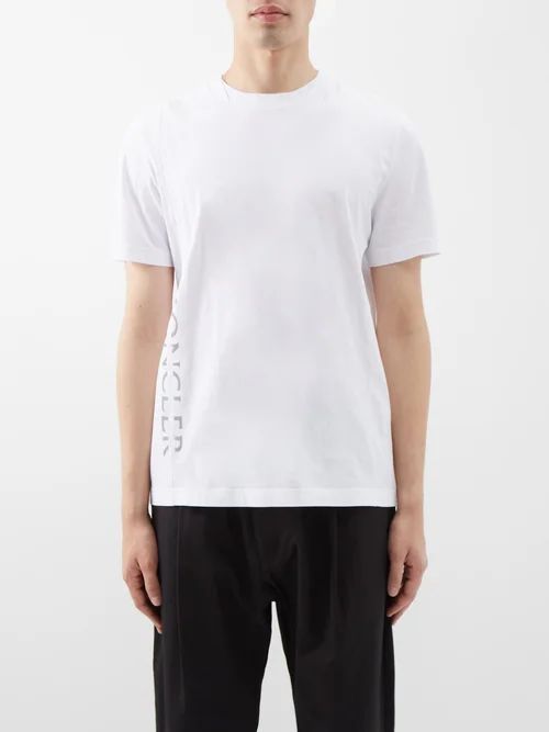 Logo-print Cotton-jersey T-shirt - Mens - White