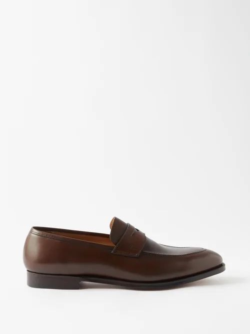 Sydney Leather Loafers - Mens - Dark Brown