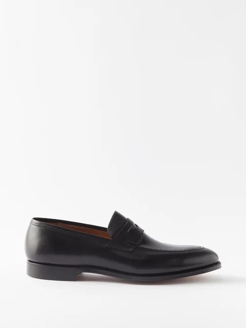 Sydney Leather Loafers - Mens - Black
