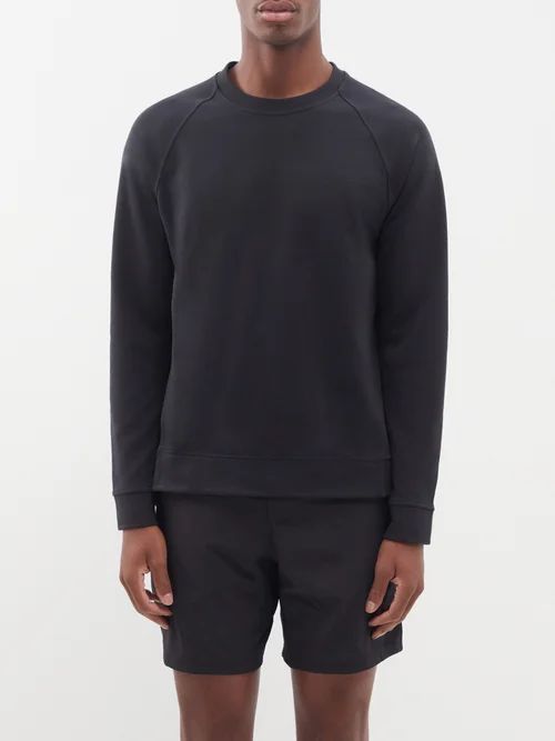 City Sweat Jersey Sweatshirt - Mens - Black