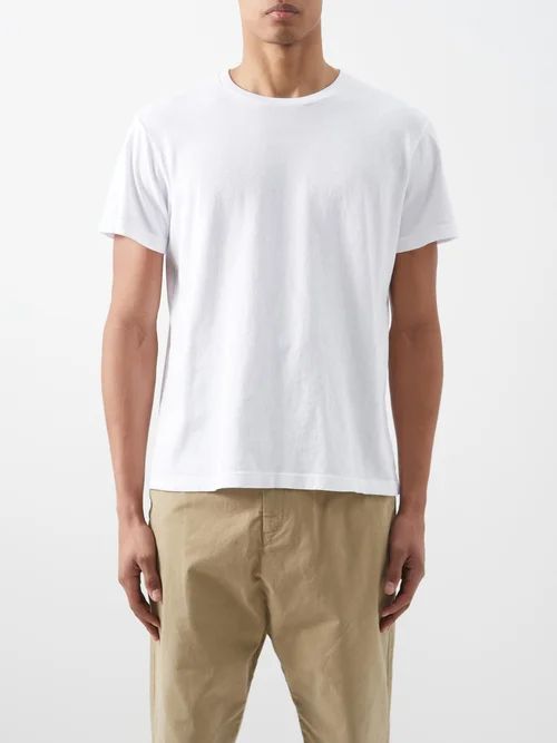 Bradley Cotton-jersey T-shirt - Mens - White