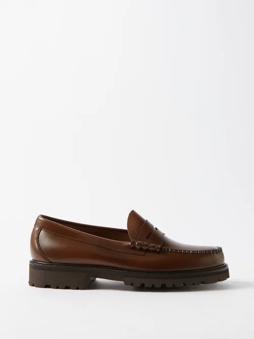 Weejuns 90s Larson Leather Penny Loafers - Mens - Brown