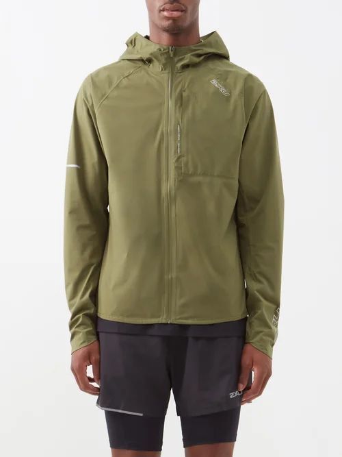 Light Speed Hooded Shell Jacket - Mens - Green