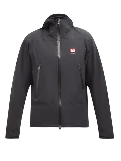 Snaefell Shell Hooded Jacket - Mens - Black