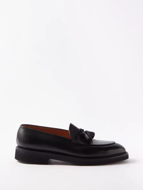Edmond Leather Loafers - Mens - Black