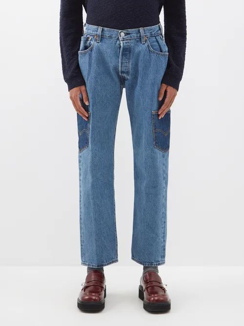 Thistle Reworked Levi's Jeans - Mens - Denim