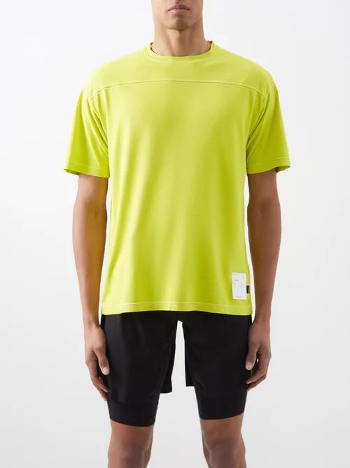 Astralite Technical-jersey T-shirt - Mens - Lime