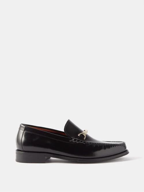 Cassini Leather Loafers - Mens - Black