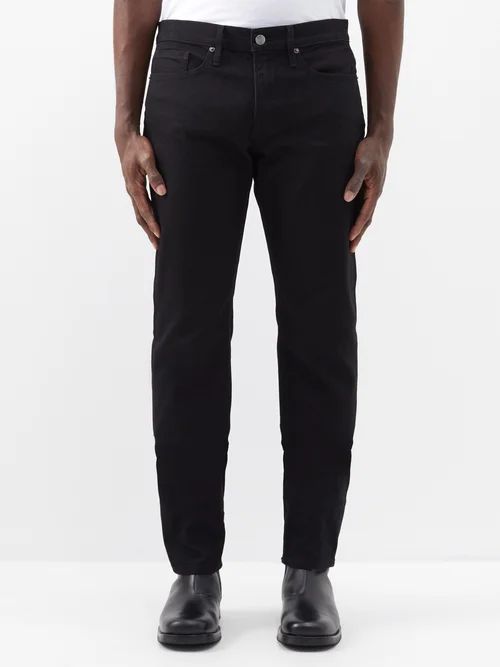 L'homme Slim-leg Jeans - Mens - Black