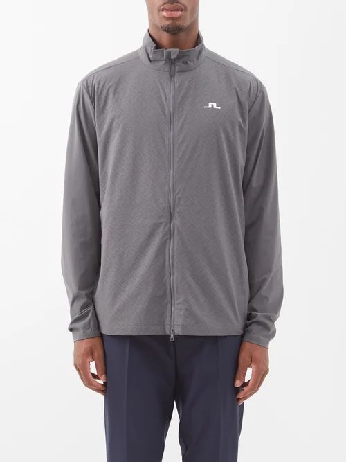 Jayy Technical-shell Golf Jacket - Mens - Dark Grey