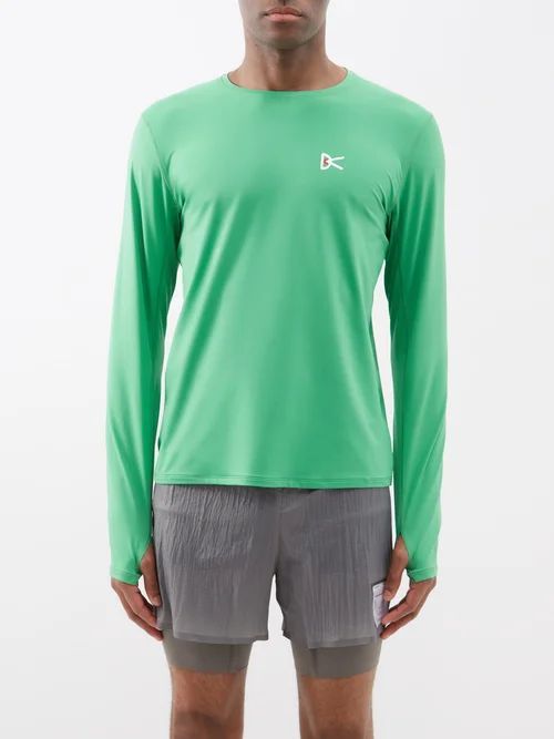 Deva Technical-jersey Long-sleeved T-shirt - Mens - Green