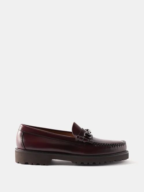 Weejuns 90s Lincoln Leather Loafers - Mens - Wine