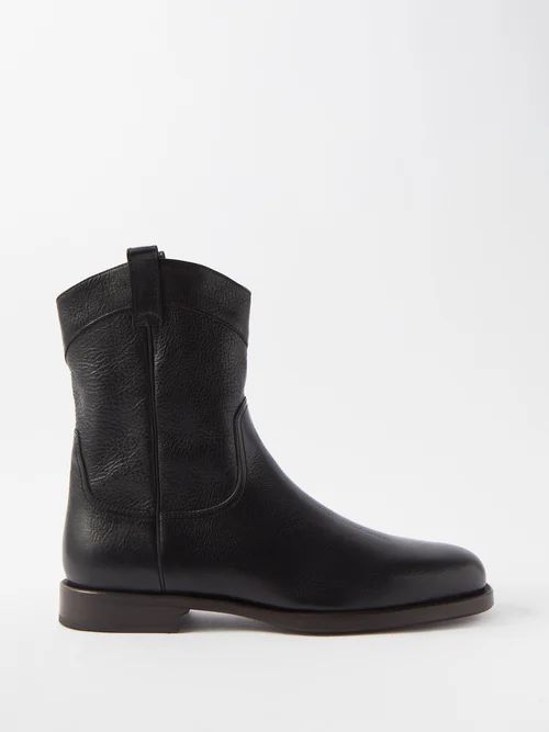 Leather Boots - Mens - Black