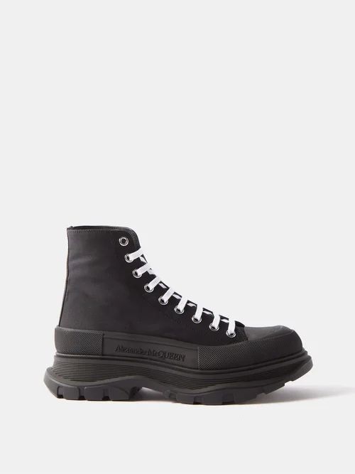 Tread Slick Chunky-sole High-top Boots - Mens - Black
