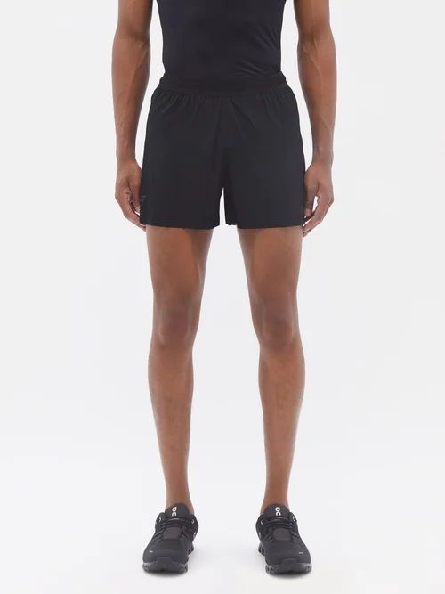 Run 5.0 Technical-shell Shorts - Mens - Black