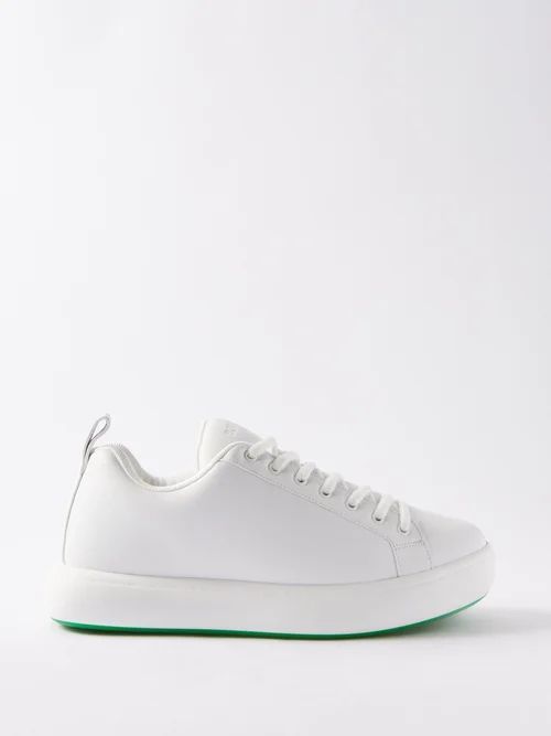 Tennis Leather Trainers - Mens - White