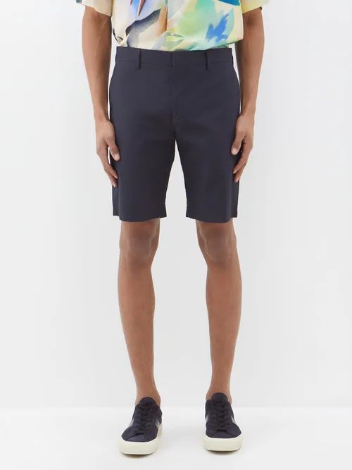Organic Cotton Shorts - Mens - Navy