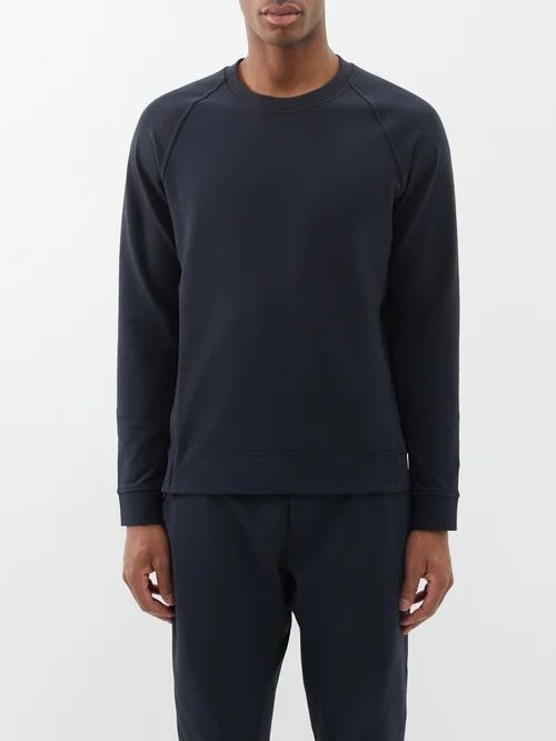 City Sweat Jersey Sweatshirt - Mens - Black