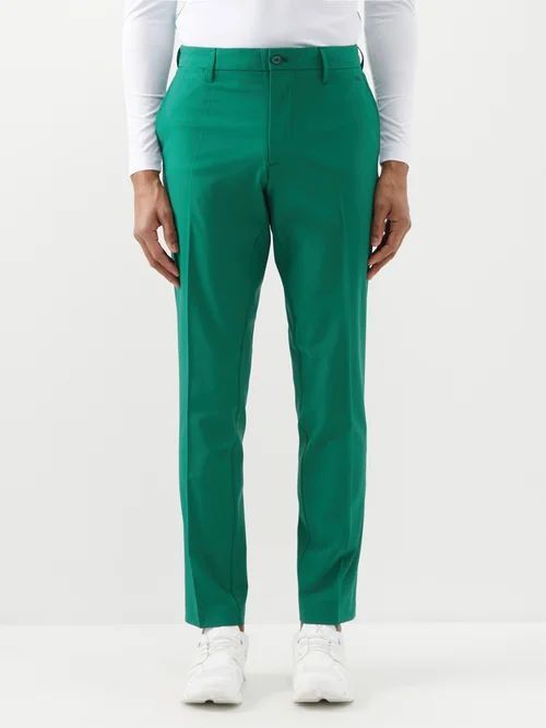 Ellot Technical Golf Trousers - Mens - Dark Green