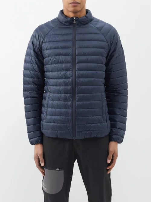 Mate Quilted-down Jacket - Mens - Navy