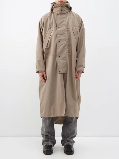Tower Shell Parka - Mens - Taupe