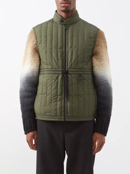 Retz Quilted Down Gilet - Mens - Green
