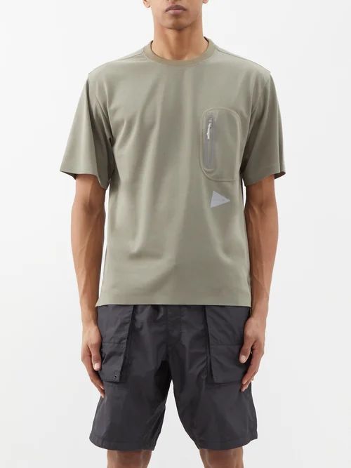 Seamless Jersey T-shirt - Mens - Beige